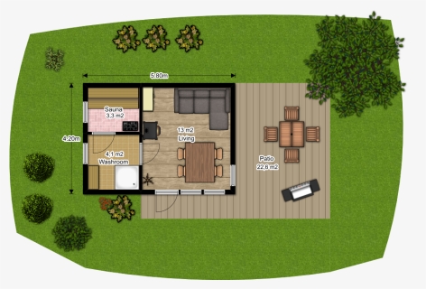 Diy House Plans Outdoor Sauna Downloadable Building - Floor Plan, HD Png Download, Transparent PNG