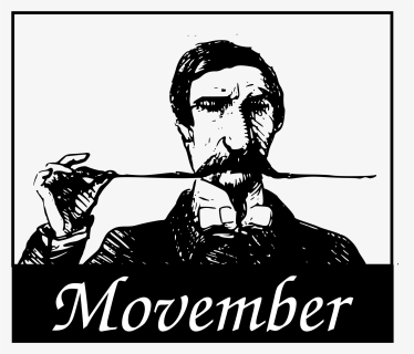 Movember Mustache Logo Clip Arts - Moustache, HD Png Download, Transparent PNG