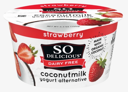 Strawberry Coconutmilk Yogurt   Class Pro-xlgimg - So Delicious Yogurt, HD Png Download, Transparent PNG
