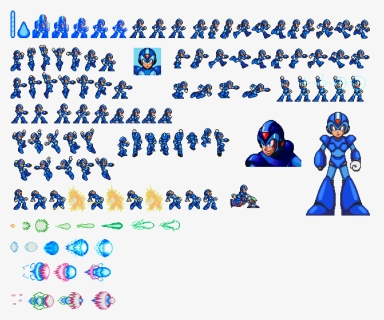 Transparent Mega Man Sprite Png - Sprites Mega Man X, Png Download, Transparent PNG