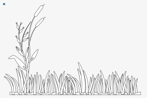 Free Png Download Grass Black And White Png Images - Black And White Clip Art Grass, Transparent Png, Transparent PNG