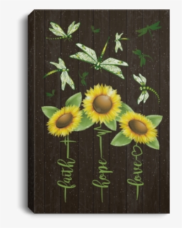 Faith Hope Love Sunflower, HD Png Download, Transparent PNG