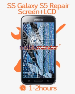 Image - Broken Lcd Cell Phone, HD Png Download, Transparent PNG