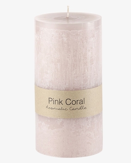 Pink Coral Pillar Candle By Bd Edition I - Unity Candle, HD Png Download, Transparent PNG