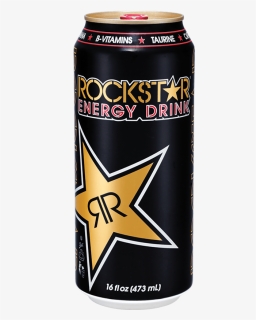 Rock Star Energy Drink Can, Black, Gold & Red - Guinness, HD Png Download, Transparent PNG