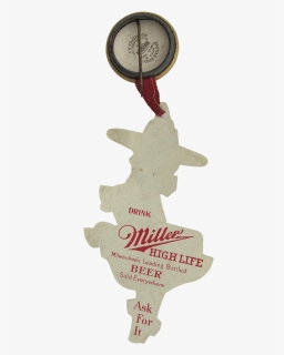 Miller High Life Woman And Moon Button Back Beer Button - Miller, HD Png Download, Transparent PNG