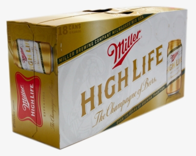 Miller High Life 12oz 18pk Cn 12oz Beer - Carton, HD Png Download, Transparent PNG