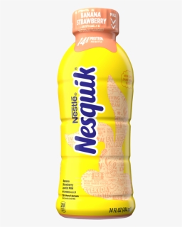 Nesquik Banana Strawberry Milk, HD Png Download, Transparent PNG