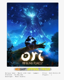 Ori And The Blind Forest Cover, HD Png Download, Transparent PNG