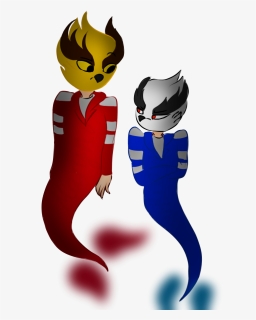 Vanoss And Vanti As Mermaid Art By - Cartoon, HD Png Download, Transparent PNG