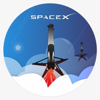 Space X Illustration Affinity Mars Illustration Musk - Graphic Design, HD Png Download, Transparent PNG