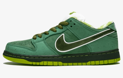 Concepts X Nike Sb Dunk Low Green Lobster - Shoe, HD Png Download, Transparent PNG