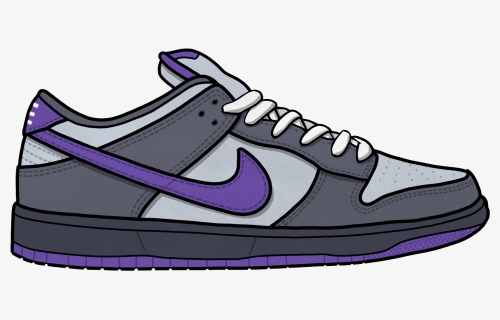 Nike Sb Purple Pigeons For Sale - Nike Shoe Clipart Png, Transparent Png, Transparent PNG