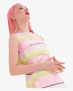 Sulli ಥ ಥ♡ “marie Claire” - Sulli Photoshoot Pink Hair, HD Png Download, Transparent PNG