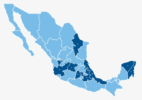 Mapa De Mexico Png - Mexico Mapas Png, Transparent Png, Transparent PNG