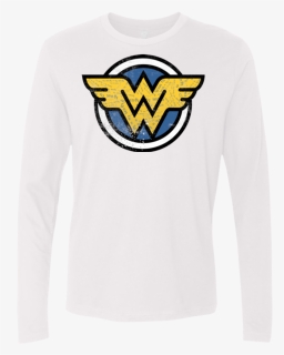 Wonder Woman Men S Premium Long Sleeve - Sweatshirt, HD Png Download, Transparent PNG