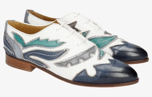 Oxford Shoes Jessy 43 Rio White Marine Onda Glicine - Melvin & Hamilton, HD Png Download, Transparent PNG