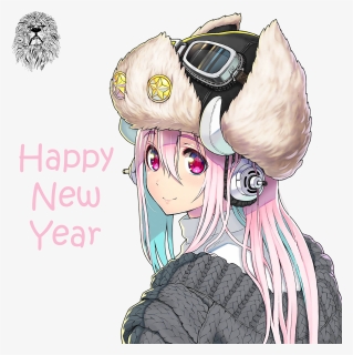 Super Sonico New Year, HD Png Download, Transparent PNG