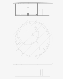 A Chapel Designed For The Small Town Of Los Janos In - Technical Drawing, HD Png Download, Transparent PNG