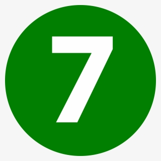 Number 7 Icon Png, Transparent Png, Transparent PNG