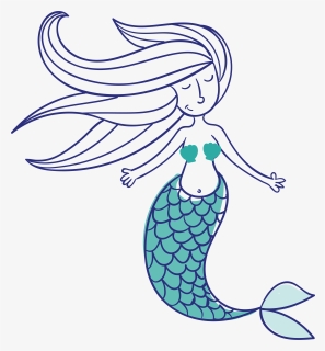 Euclidean Vector Mermaid Mythology Icon - Mythology Mermaid Clipart, HD Png Download, Transparent PNG