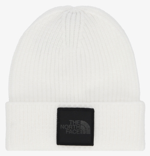 North Face White Beanie, HD Png Download, Transparent PNG