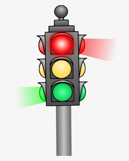 How To Set Use Traffic Light 3 Icon Png - Clip Art Traffic Signal, Transparent Png, Transparent PNG