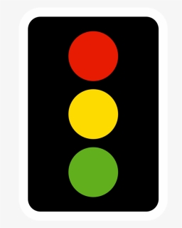 Square,traffic Light,yellow - Square Traffic Light Clipart, HD Png Download, Transparent PNG
