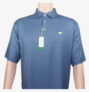 Masters Navy & Light Blue Peter Millar Performance - Polo Shirt, HD Png Download, Transparent PNG