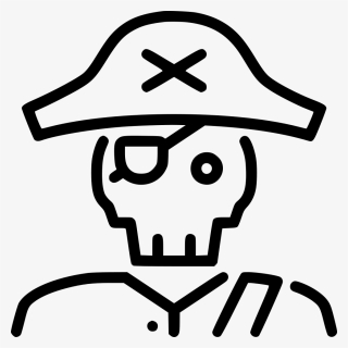 Dead Pirate - Pirate Vector, HD Png Download, Transparent PNG