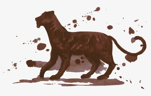 Hand Painted Ink Tiger Decorative Pattern Image - Ancient Dog Breeds, HD Png Download, Transparent PNG