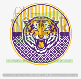 Lsu Tiger Logo Png, Transparent Png, Transparent PNG