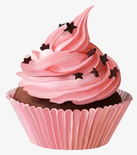 Cupcake Drawing, Cupcake Art, Cupcake Clipart, Cupcake - Cup Cakes Png, Transparent Png, Transparent PNG