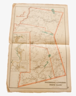 Antique 19th Century Julius Bien Pound Ridge Scotts - Atlas, HD Png Download, Transparent PNG