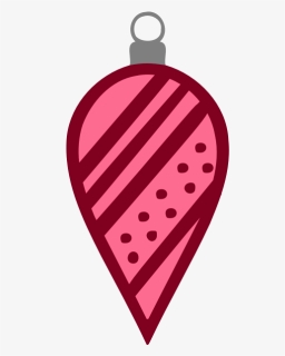 Red Spiky Bauble - Simple Christmas Ornaments Drawings, HD Png Download, Transparent PNG