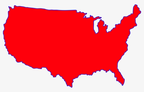 Transparent Us Map Icon Png - Usa Map Vector, Png Download, Transparent PNG