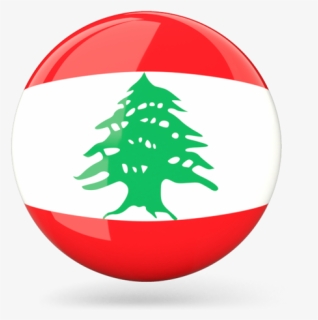 Glossy Round Icon - Lebanon Flag Icon Png, Transparent Png, Transparent PNG