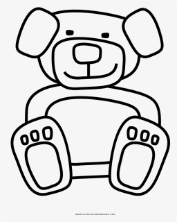 Doll Coloring Page - Teddy Bear, HD Png Download, Transparent PNG