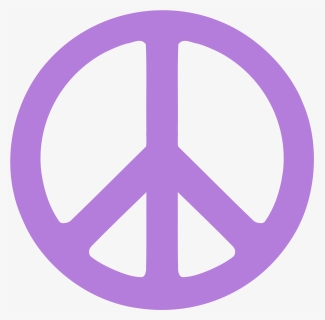 Lavender Download Png - Transparent Blue Peace Sign, Png Download, Transparent PNG