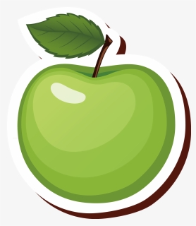Granny Smith Apple Drawing - Green Apples Drawing Png, Transparent Png, Transparent PNG