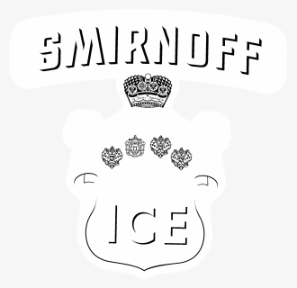 Smirnoff Ice Logo Black And White - Illustration, HD Png Download, Transparent PNG