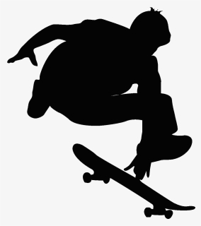Sticker Silhouette Jeune Skater Ambiance Sticker Kc3221 - Happy New Year 2010, HD Png Download, Transparent PNG
