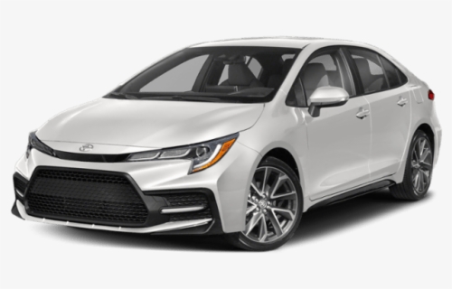 Angled View Of The Toyota Corolla Se - Toyota Corolla 2020 White, HD Png Download, Transparent PNG