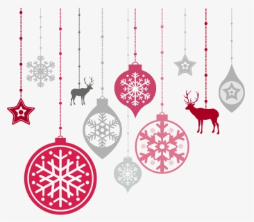 Christmas Ornaments - New Year Decoration Vector, HD Png Download, Transparent PNG