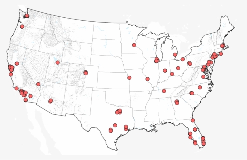 Transparent Red Slash Png - Us Congressional District Map 2019, Png Download, Transparent PNG