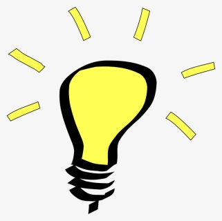Light Bulb Idea Cartoons, HD Png Download, Transparent PNG