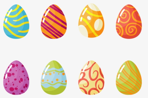 Easter Eggs Icons Vector - Oeuf De Paques Vectoriel, HD Png Download, Transparent PNG