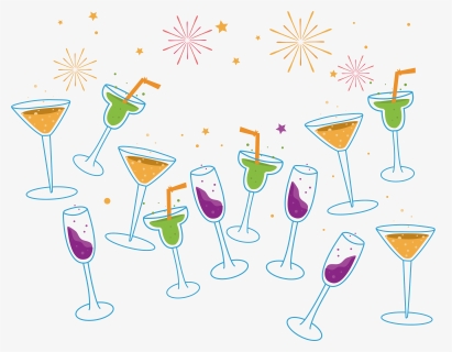 Wine Clip Cheese Party - Martini Glass, HD Png Download, Transparent PNG