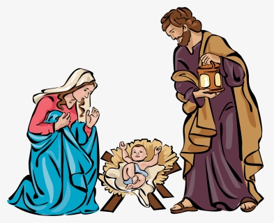 Church Nursery Clipart For Christmas - Birth Of Jesus Clip Art, HD Png Download, Transparent PNG