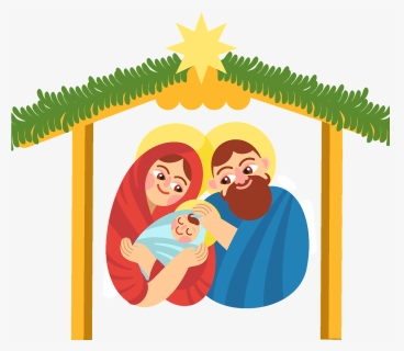 Christmas Nativity Clipart - Illustration, HD Png Download, Transparent PNG